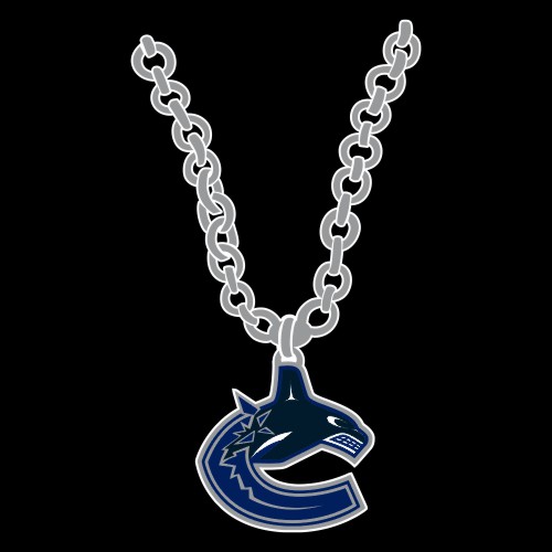 Vancouver Canucks Necklace logo iron on paper